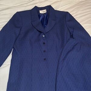 Le Suit Women's Navy Blazer